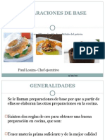 Preparaciones Bases en Cocina