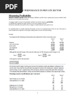 03-Measures of Perfomance in Private Sector