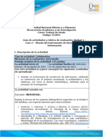 Guia de Actividades y Rúbrica de Evaluación - Unidad 1 - Fase 2 - Diseño Del Instrumento de Recolección de Información