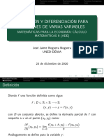 Derivación de Varias Variables