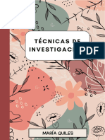 Técnicas de Investigación Resumen