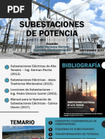 Subestaciones de Potencia: Lionel Machaca Herrera Ingeniero Electromecánico