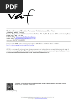 Vellinga, M. - The Inventiveness of Tradition Vernacular Architecture and The Future (2006,2007)