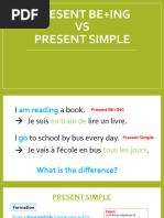 Present Be+Ing Vs Present Simple