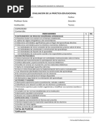 Hoja de Evaluación y Sugerencia - 1