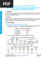 Banco de Condensadores en Un Sistema Industrial Con ETAP