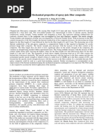 Thermal and Mechanical Properties of Epoxy-Jute Fiber Composite