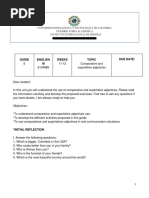 Guide English III Weeks Topic Due Date