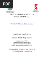 Proyecto Formativo de Impacto Social