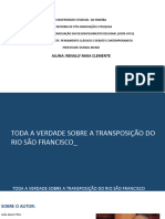 Apresentação A Verdade Sobre A Transposição