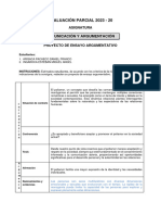 Examen Parcial de Comunicacion y Argumentacion