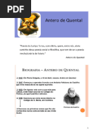 Antero de Quental e Analise de A Um Poeta