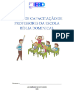 Apostila Capacitação de Professores - Escola Dominical