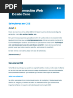 Selectores en CSS