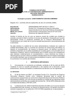 Sentencia 54911 de Septiembre 23 de 2022 - CE, SIII, SubA (Debido Proceso Contractual, Clausula Penal)