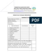 FORMULIR PERSETUJUAN Dan PENOLAKAN TINDAKAN