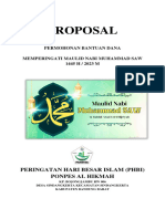 Proposal Maulid Nabi Muhammad