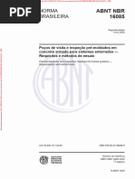 NBR 16085 de 032020 - Poços de Visita e Inspeção Pré-Moldados em Concreto Armado para Sistemas Enterrados - Requisitos e Métodos de Ensaio