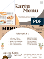 Kartu Menu (Kel. 8)