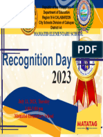 Classroom Recognition Tarp