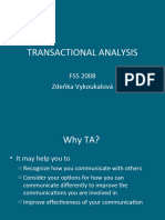 Basics of Transactional Analysis