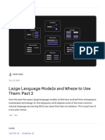 Large Language Models and Where To Use Them - Part 2