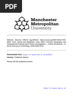 Willmott, Hunt & Mojtahedi (2021) Geographical Profiling - A Brief Introduction