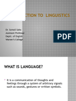 Linguistics