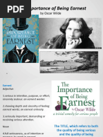 Importance of Being Earnest