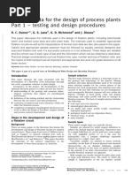 Flotation Data For Design of Process Plants-Dunne 1