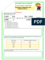 Ficha-Mierc-Mat-Resolvemos Problemas Con Porcentajes Ii