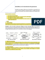 Chapitre 1 - Généralités Sur La Transmission de Puissance