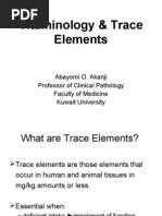 Lecture 33 - Vitamins & Trace Elements