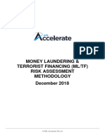 AMLA Risk Assessment Methodology Published 22 Dec 2018