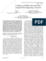 A Performances Study On GGBS With Alccofine - Based High Strength Self-Compacting Concrete