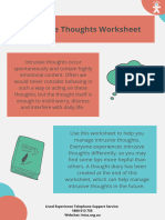 Intrusive Thoughts Worksheet