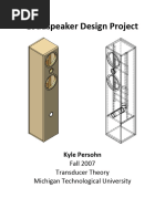 Loudspeaker Design Project (2007)