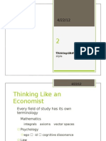 Thinking Like An Economist