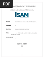 MONOGRAFIA ISAM El Juane y Su Chicha