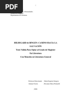 Hildegard de Bingen Camino Hacia La Salvación Tesis