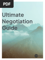 Ultimate Negotiation Guide 2022