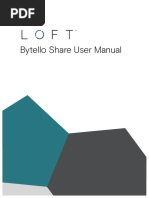 Bytello Share User Manual