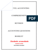 Accounting Revision Questions