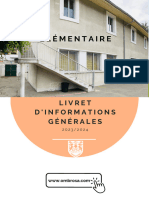 Livret Élémentaire - Projet Savoie