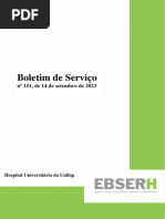 Boletim de Serviço Nº 151 - 14 de Setembro de 2023