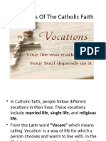 THEO-2 Vocations of The Catholic Faith Lesson