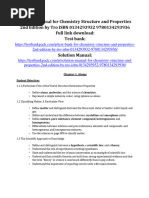 Solution Manual For Chemistry Structure and Properties 2nd Edition by Tro ISBN 0134293932 9780134293936