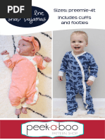 Lullaby Line Snap Pajamas