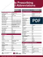 Acceptable Prescribing Terms and Abbreviations Poster