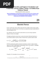 Physics For Scientists and Engineers Foundations and Connections Advance Edition Volume 2 1st Edition Katz Solutions Manual 1